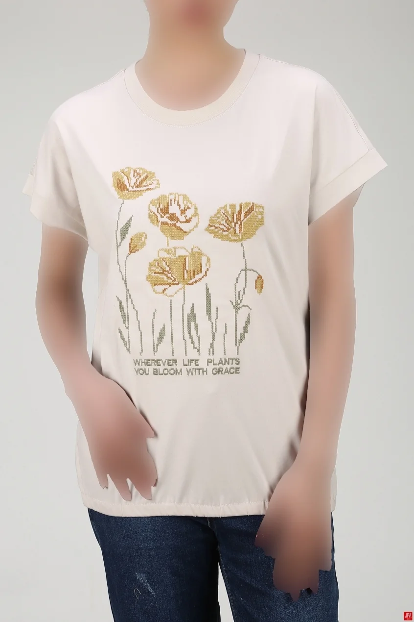 تیشرت زنانه کد 03359