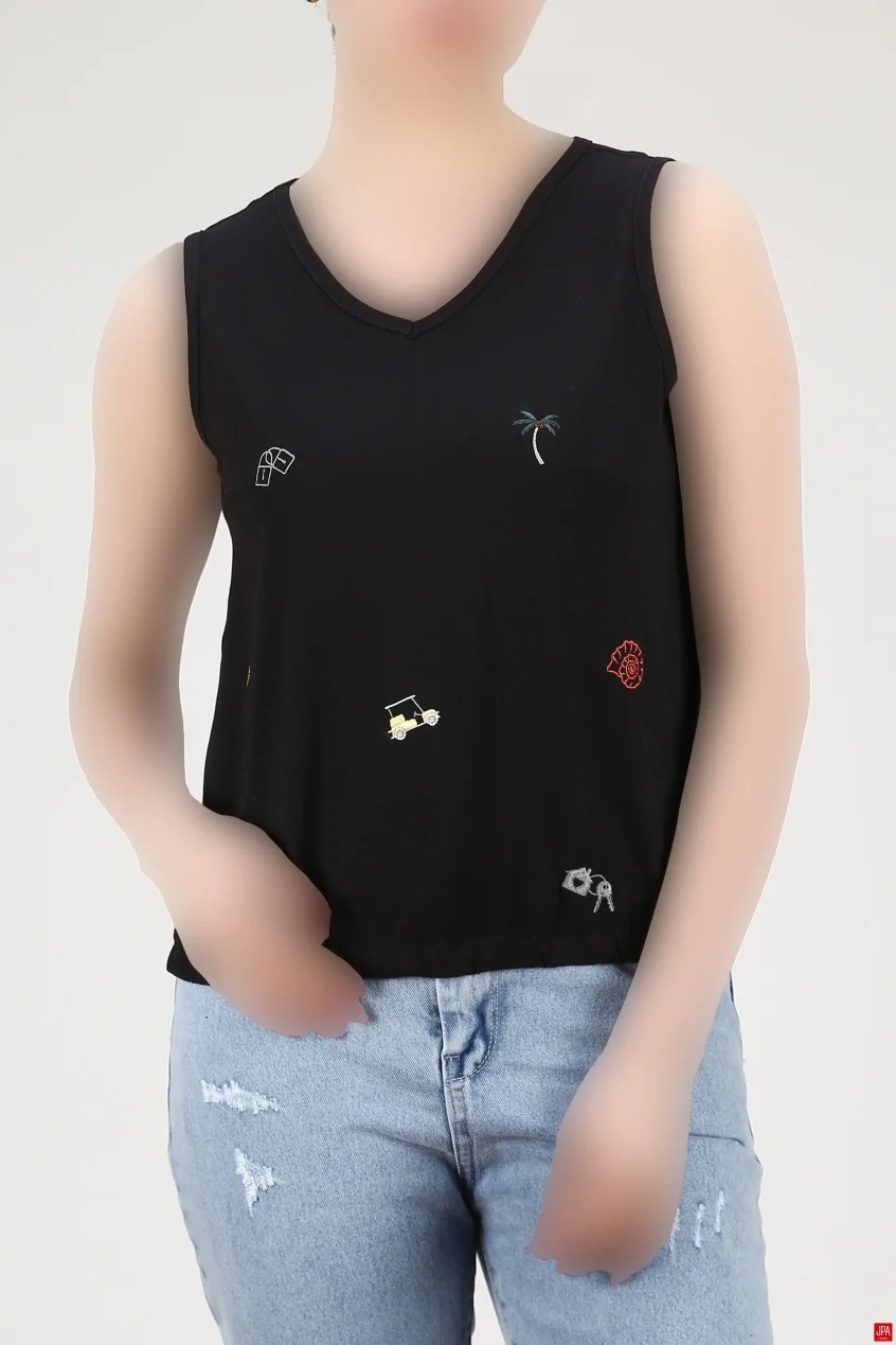 تاپ حلقه ای زنانه کد 03357